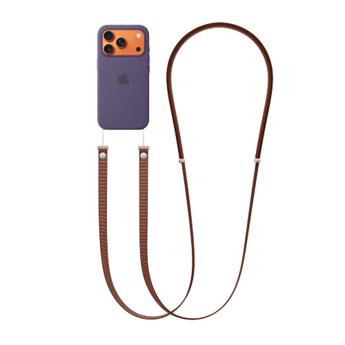 Ремень Crossbody Strap для iPhone - Темно-оранжевый/Коричневый (Sienna) Ремень Crossbody Strap для iPhone - Темно-оранжевый/Коричневый (Sienna)