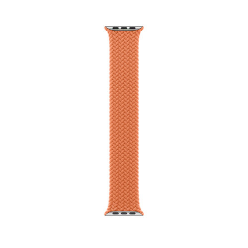 Монобраслет для Apple Watch 46mm Braided Solo Loop - Оранжевый (Turmeric)