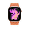 Монобраслет для Apple Watch 46mm Braided Solo Loop - Оранжевый (Turmeric)
