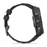 Умные часы Garmin Fenix 8 51mm, AMOLED, Sapphire, Carbon Gray DLC Titanium, Black/Pebble Gray Silicone Band
