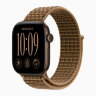 Apple Watch Series 12 46mm, Dark Bronze Aluminum Case with Sport Loop - Light Umber Plaid