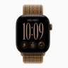 Apple Watch Series 12 46mm, Dark Bronze Aluminum Case with Sport Loop - Light Umber Plaid