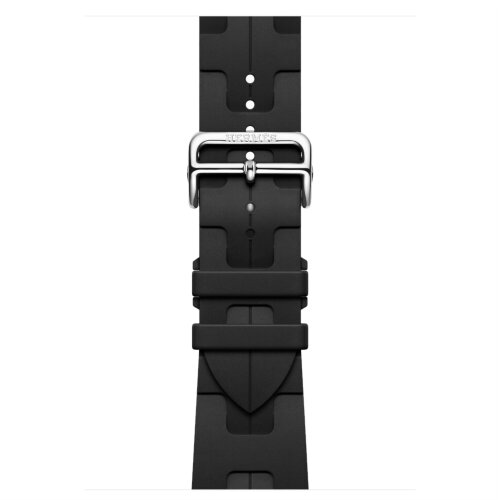 Apple Watch Hermes Series 10 42mm, спортивный ремешок Kilim черный