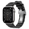 Apple Watch Hermes Series 10 42mm, спортивный ремешок Kilim черный