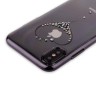 Пластиковая чехол-накладка KINGXBAR для iPhone X - черный (The One)