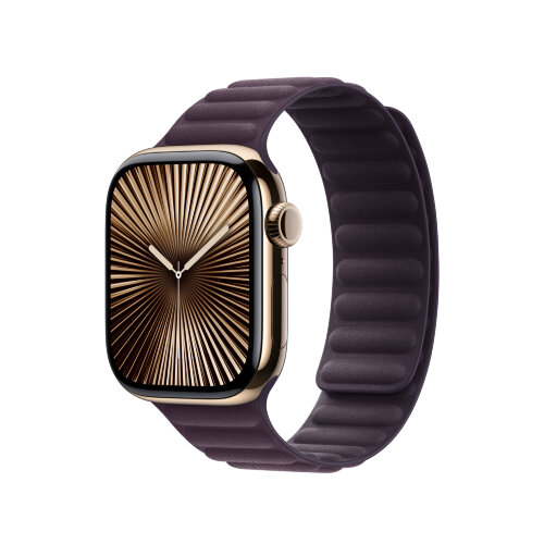 Ремешок для Apple Watch 46mm Magnetic Link (S/M) - Бордовый (Blackberry)