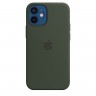 Силиконовый чехол MagSafe для iPhone 12 mini «Кипрский зелёный»