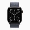Apple Watch Series 11 42mm, Slate Titanium Case with Sport Loop - Anchor Blue