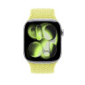 Монобраслет для Apple Watch 46mm Braided Solo Loop - Неоновый/Желтый (Neon Yellow)