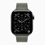 Apple Watch Series 11 42mm, Slate Titanium Case with Modern Buckle - Sage Gray