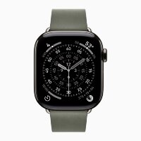 Apple Watch Series 11 42mm, Slate Titanium Case with Modern Buckle - Sage Gray