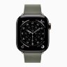 Apple Watch Series 11 42mm, Slate Titanium Case with Modern Buckle - Sage Gray