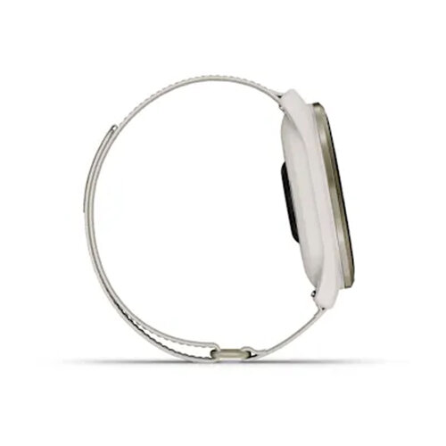 Умные часы Garmin Approach S50 42mm, Cream Gold Aluminum Bezel, Ivory ComfortFit Nylon Band