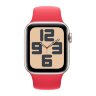 Apple Watch SE (2023) 40mm, Starlight Aluminum Case with Sport Band - Red (Красный)