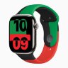 Apple Watch Series 10 46mm, Natural Titanium Case with Sport Band - Black Unity