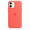 Силиконовый чехол MagSafe для iPhone 12 mini «Розовый цитрус»