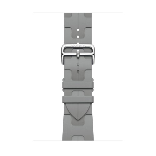 Ремешок Hermes для Apple Watch 46mm Kilim Single Tour - Серый (Gris)