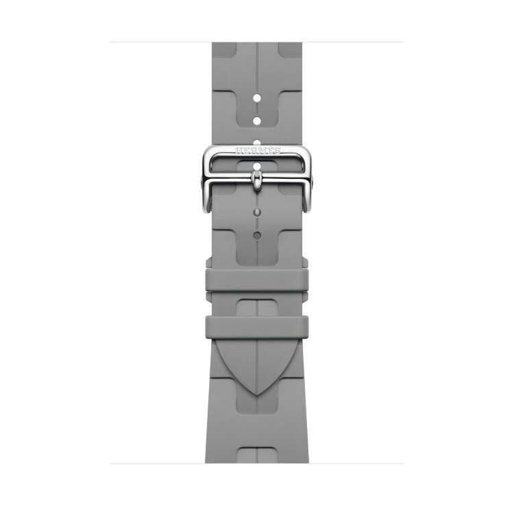 Ремешок Hermes для Apple Watch 46mm Kilim Single Tour - Серый (Gris)