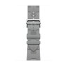 Ремешок Hermes для Apple Watch 46mm Kilim Single Tour - Серый (Gris)
