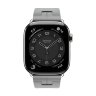 Ремешок Hermes для Apple Watch 46mm Kilim Single Tour - Серый (Gris)