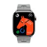 Ремешок Hermes для Apple Watch 46mm Kilim Single Tour - Серый (Gris)