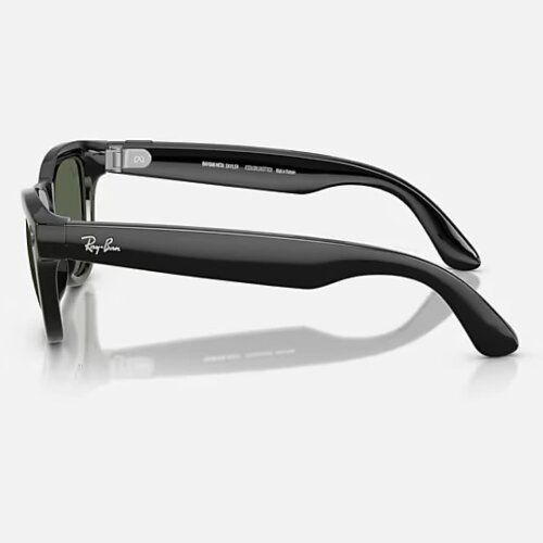 Ray-Ban Meta Skyler (Глянцевая черная оправа, линзы зеленые G-15)