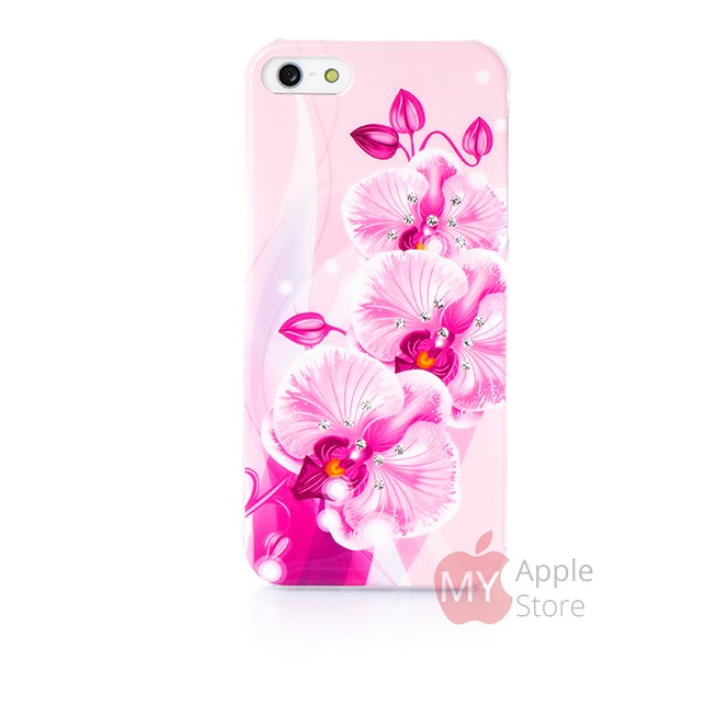 Накладка чехол Beckberg со стразами swarovski для iPhone 5 / 5S