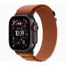 Браслет для Apple Watch Ultra 49mm Alpine Loop Finish Black (M) - Terra Cotta (Терракота/Оранжевый)
