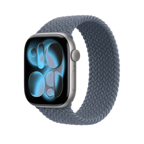 Монобраслет для Apple Watch 46mm Braided Solo Loop - Синий (Anchor Blue)