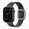 Apple Watch Series 11 42mm, Slate Titanium Case with Modern Buckle - Midnight Purple