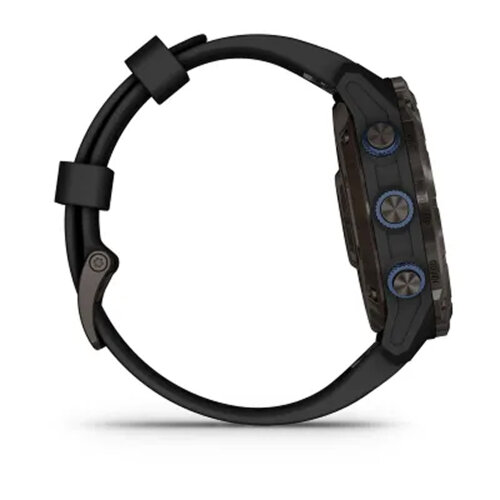 Умные часы Garmin Descent Mk3i 51mm, Carbon Gray DLC Titanium, Black Silicone Band