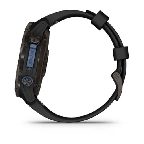 Умные часы Garmin Descent Mk3i 51mm, Carbon Gray DLC Titanium, Black Silicone Band
