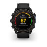 Умные часы Garmin Descent Mk3i 51mm, Carbon Gray DLC Titanium, Black Silicone Band