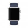 Ремешок спортивный для Apple Watch 38mm Темно синий