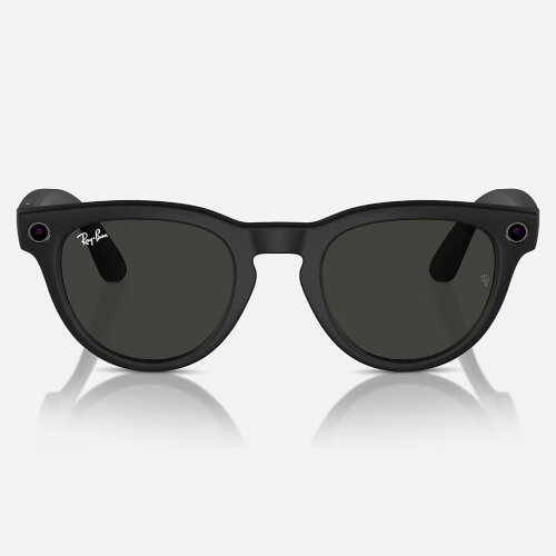 Ray-Ban Meta HeadLiner (Матовая черная оправа, линзы прозрачно-серые, с затемнением)