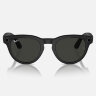 Ray-Ban Meta HeadLiner (Матовая черная оправа, линзы прозрачно-серые, с затемнением)