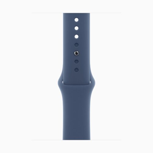 Apple Watch Series 10 46mm, Natural Titanium Case with Sport Band - Denim