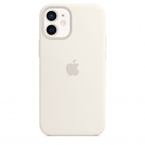 Силиконовый чехол MagSafe для iPhone 12 mini Белый
