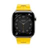Ремешок Hermes для Apple Watch 46mm Kilim Single Tour - Желтый (Sun)