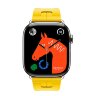Ремешок Hermes для Apple Watch 46mm Kilim Single Tour - Желтый (Sun)