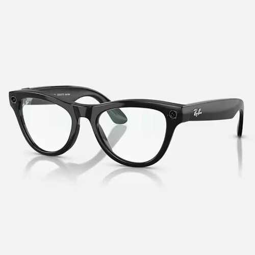Ray-Ban Meta Skyler (Глянцевая черная оправа, линзы прозрачные)