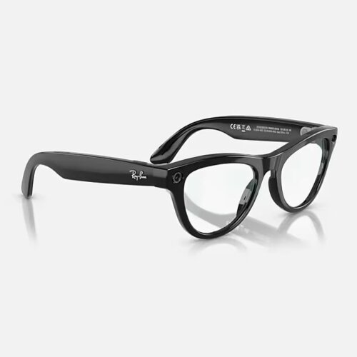 Ray-Ban Meta Skyler (Глянцевая черная оправа, линзы прозрачные)
