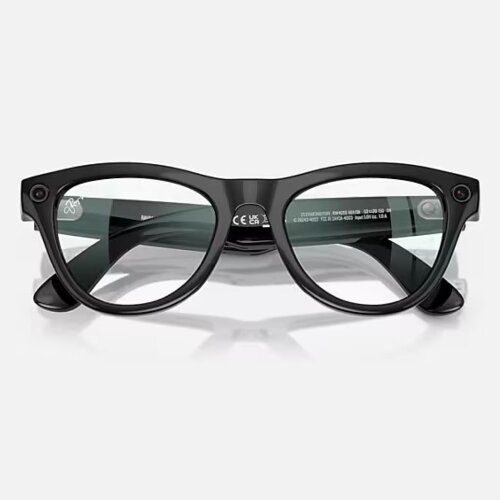 Ray-Ban Meta Skyler (Глянцевая черная оправа, линзы прозрачные)