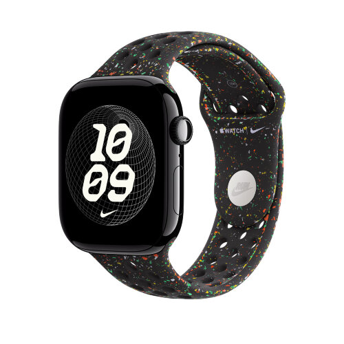 Спортивный ремешок для Apple Watch 46mm Nike Sport Band (M/L) - Черный (Midnight Black)