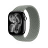 Монобраслет для Apple Watch 46mm Braided Solo Loop - Серо-зеленый (Green Gray)