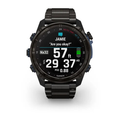 Умные часы Garmin Descent Mk3i 51mm, Carbon Gray DLC Titanium, DLC Titanium Band