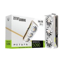 Игровая видеокарта NVIDIA ZOTAC GAMING GeForce RTX 5090 SOLID OC White Edition