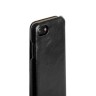 Чехол-книжка кожаная i-Carer для iPhone 8 и 7 Curved Edge - Черный