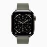 Apple Watch Series 11 42mm, Natural Titanium Case with Modern Buckle - Sage Gray
