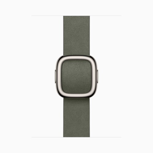 Apple Watch Series 11 42mm, Natural Titanium Case with Modern Buckle - Sage Gray